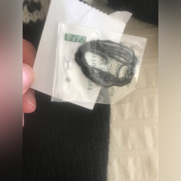 NWT RARE Ralph Lauren Lambswool And Angora Black Fair Isle Turtleneck Sweater M - Picture 4 of 6